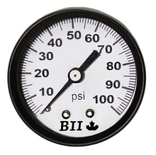 Boshart Pressure Gauge Dry 1/4x100 Back Mt