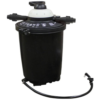 Danner Pondmaster Clearguard Backwash Air Kit for ponds, shown with hoses and connectors, no pump included.