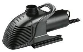 Danner Pondmaster Hybrid 7600 pond and waterfall pump with compact design and durable casing for water feature circulation