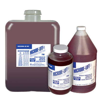 Microbe-Lift PBL Professional Blend Bacteria in a 32oz bottle for pond and aquarium water treatment and biological filtration.