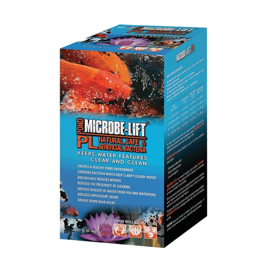 Microbe Clean Microbe-Lift PL Live Bacteria - 1 Quart for Clear Ponds | Ponds Online