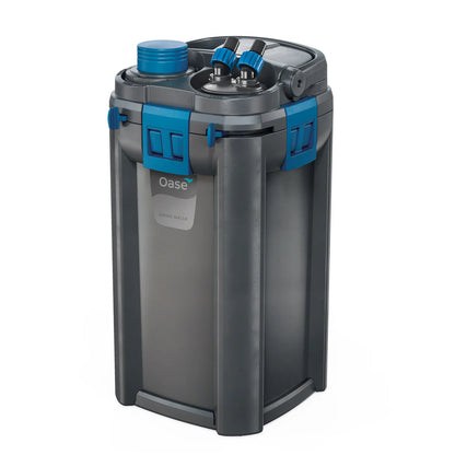 Oase BioMaster 2 Thermo 600 filter for pond filtration, featuring a compact design and durable components, by Oase.