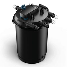 Oase FiltoClear 23500 pressure filter with 120W UVC for pond filtration, featuring clear filter media and durable construction.