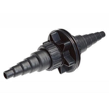 Oase Tradux Bulk Head Fitting installation equipment for pond and water feature setup, featuring durable plastic construction.