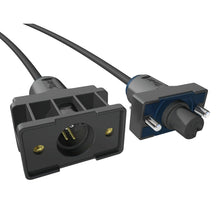 Oase Profilux Garden LED Pond Lighting Cable, 7.5 meters, flexible black cable for pond LED lighting setups.