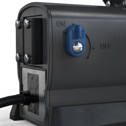 Oase Aquarius Eco Premium 2600 pond pump showing compact design and control panel for water circulation.