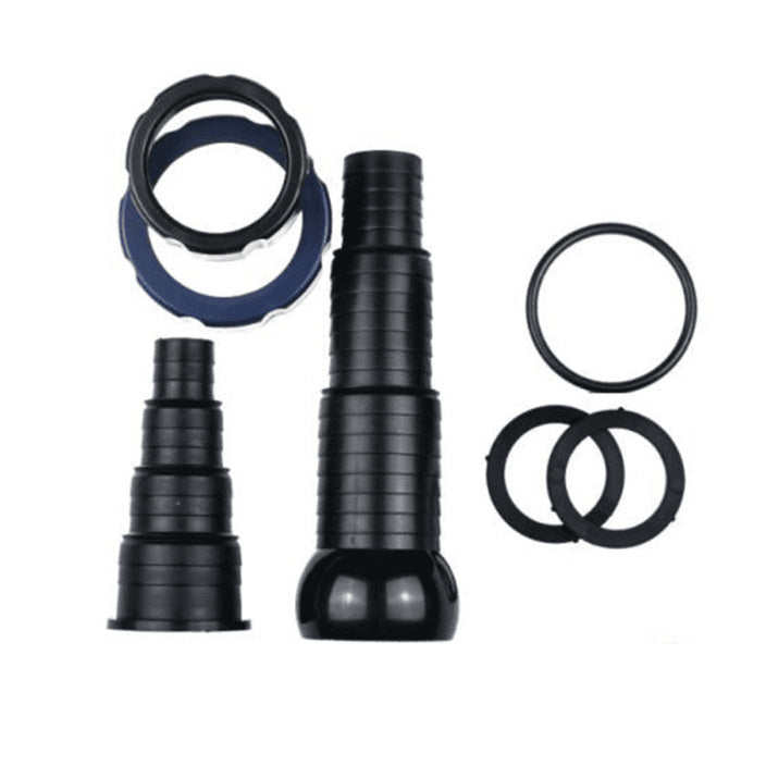 Oase Aquamax Eco Classic replacement parts connection kit for models 1200, 1900, 2700, 3600, showing fittings and connectors