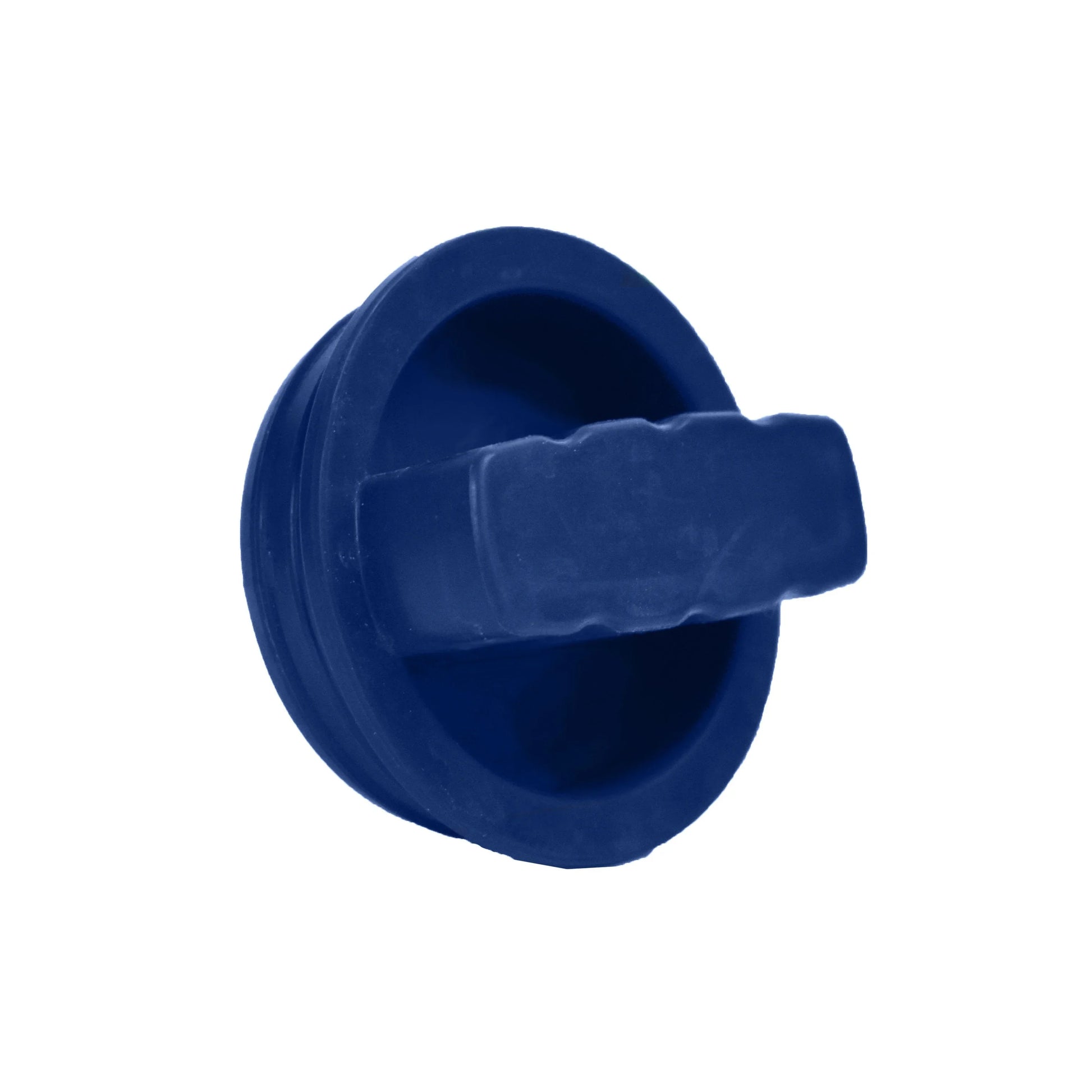 Oase Biotec Screenmatic drain plug replacement part for 18k and 24k models, shown in black and made of durable plastic.