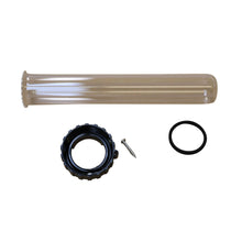 Oase Filtral 400 replacement quartz glass part for water filter system, clear and cylindrical with glass surface.
