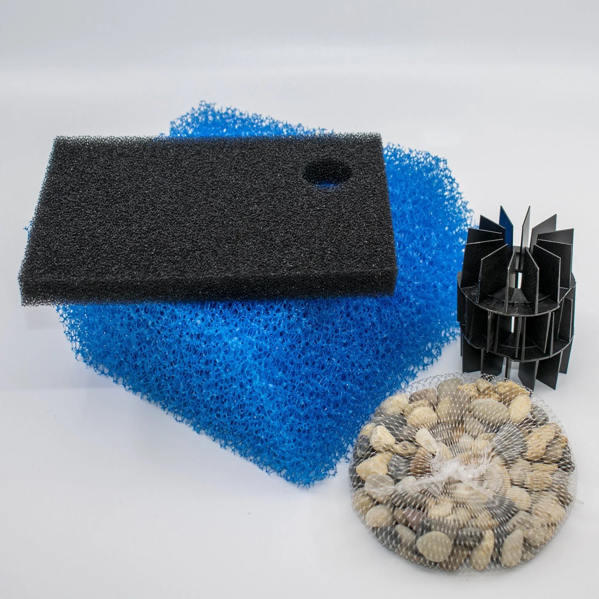 Oase Filtral 700 filter foam set for replacement parts, showing multiple foam pieces designed for aquarium filtration.