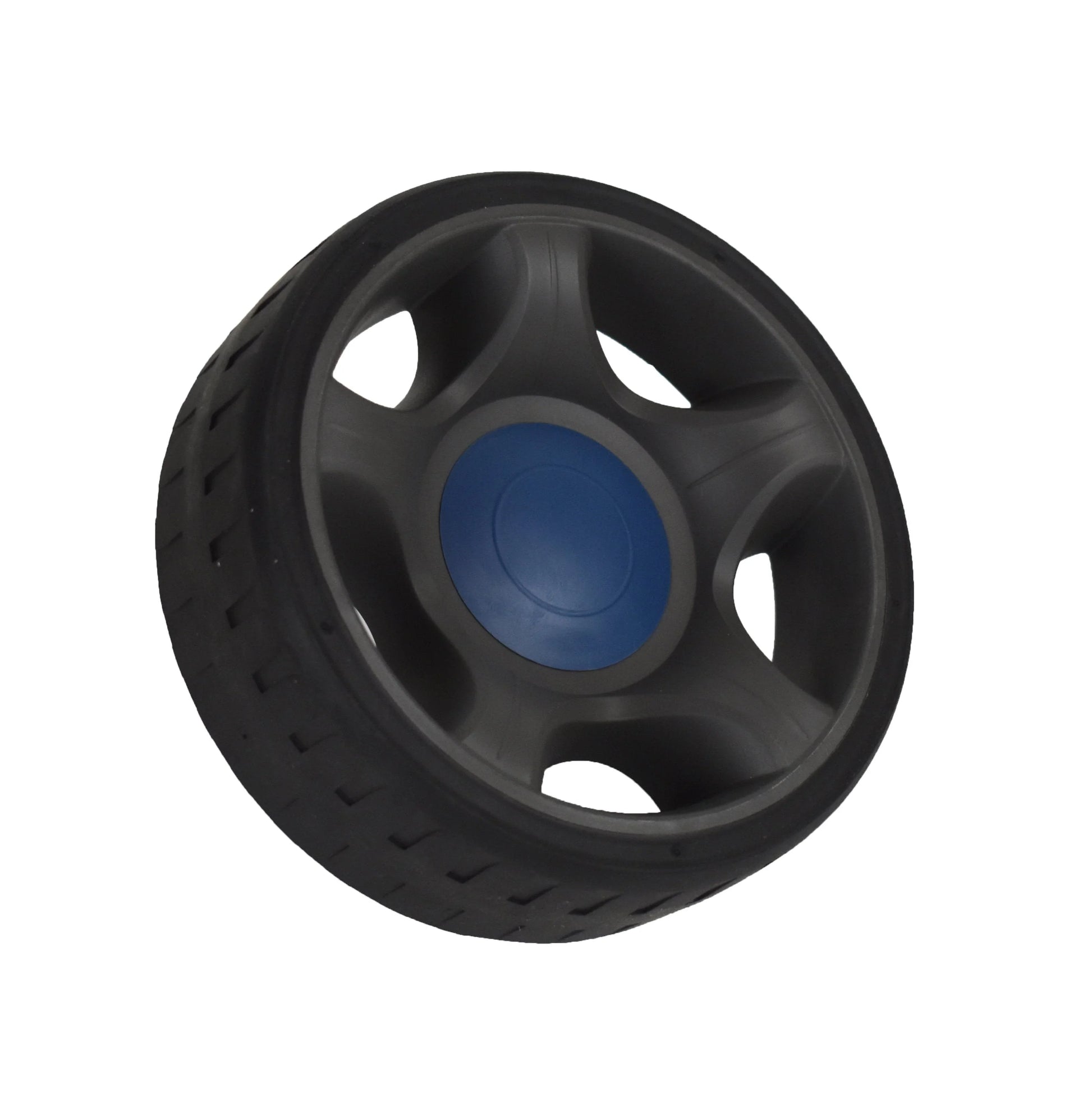Oase Pondovac 5 replacement wheel, a single durable plastic wheel part for pond vacuum cleaner maintenance.