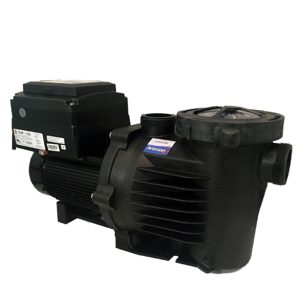 PerformancePro ArtesianPro High Head 3HP external pump with 13,560 GPH and 88.7-inch head, 230V, 3600 RPM, variable speed.
