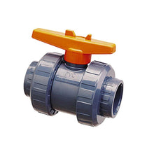 Praher Tru-Union Ball Valve 1.5-inch for pool fittings, featuring durable brass construction and easy union connection.