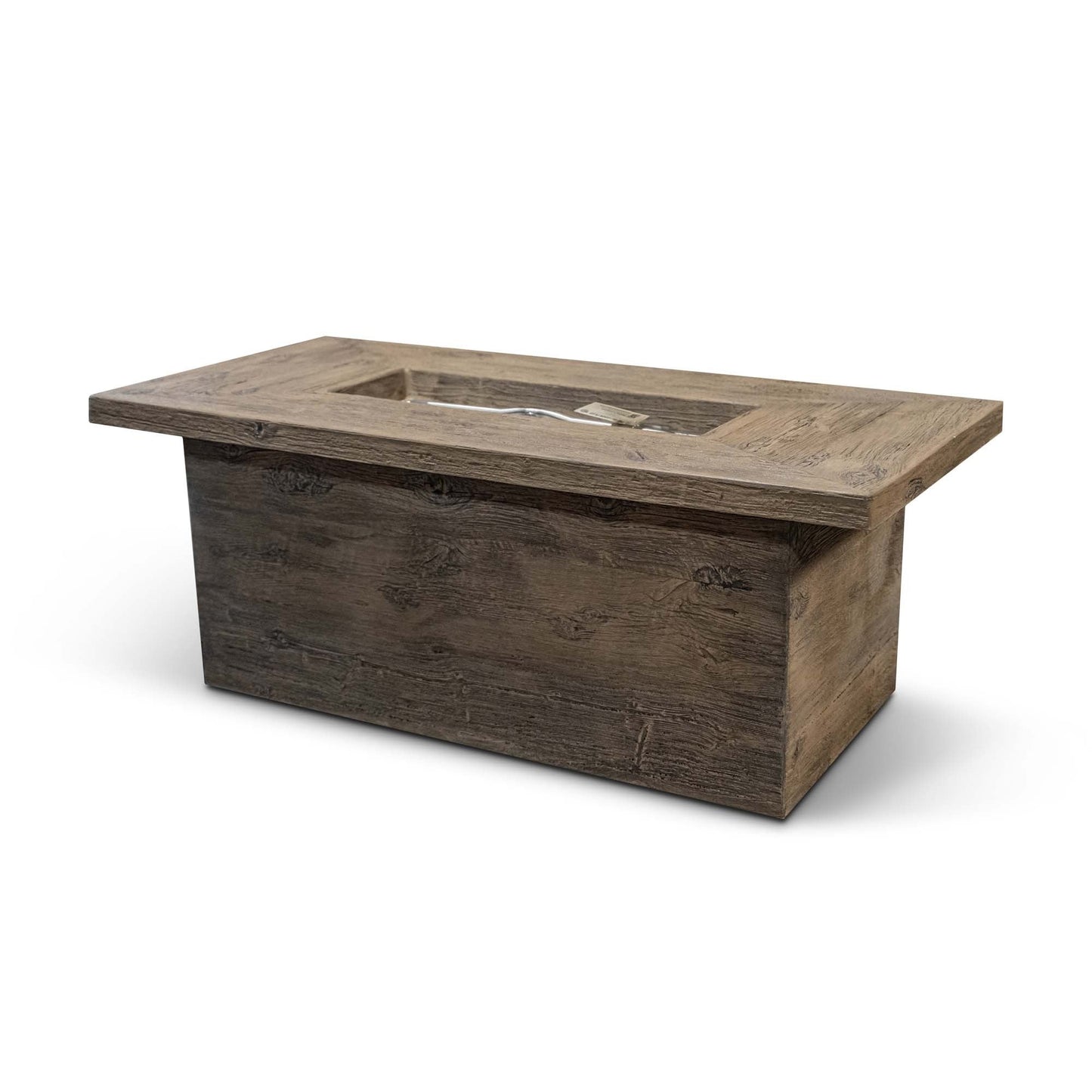 The Outdoor Plus The Grove Fire Pit - 60" - Match Lit - Ivory - Natural Gas