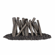 The Outdoor Plus Solid Steel Logs