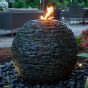 Fire Fountain Add-On Kit on Slate Sphere