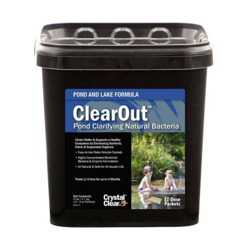 CrystalClear ClearOut - Pond Clarifying Natural Bacteria - 6 Lbs