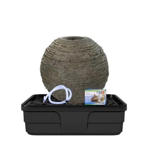 Aquascape Stacked Slate Sphere Fountain Kit - SHIPPING EXTRA