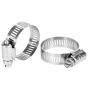 Stainless Steel Hose Clamps - Large - Set of 2