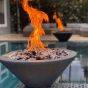 Cazo Fire Bowl with Water Option Installed