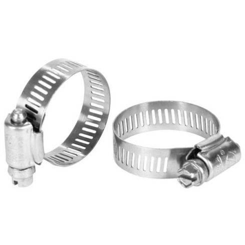 Stainless Steel Hose Clamps - Small - Set of 2
